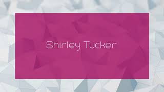 Shirley Tucker  appearance [upl. by Lemak577]