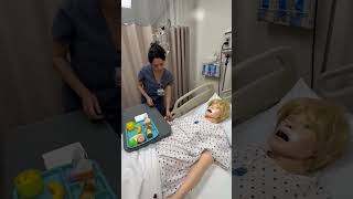 Urinary Catheter Irrigation Nursing Skills Lab [upl. by Mlehliw227]