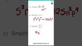 Mastering Laws of Indices GCSE Maths shorts maths mathshorts youtubeshorts trending study [upl. by Animar]