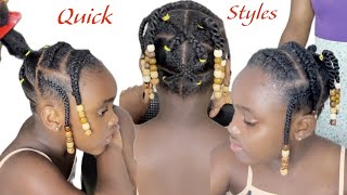 Quick and easy hairstyles for toddlerspreschoolers 🎀🎀for baby girls ✅✅ [upl. by Fisoi]