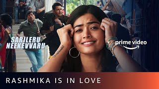 Rashmika Mandanna is in love with Mahesh Babu  Sarileru Neekevvaru  Train SceneAmazon Prime Video [upl. by Joelly]