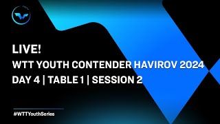 LIVE  T1  Day 4  WTT Youth Contender Havirov 2024  Session 2 [upl. by Yeruoc230]