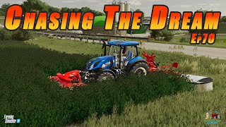 Mowing for Alfalfa Silage  Ep70 CTD  FS22 [upl. by Lleon]