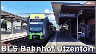 Kleiner Rundgang beim BLS Bahnhof Utzentorf [upl. by Edrock]