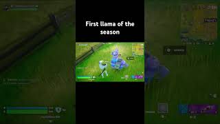 First llama of the season fortnite fortnitememes fortniteclips memes [upl. by Howund502]