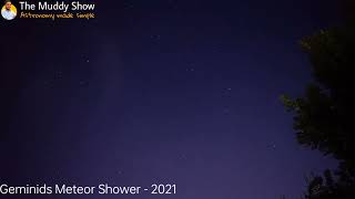 Geminids Meteor Shower 2021 Timelapse  Geminids Meteor Shower Live [upl. by Behrens]