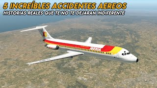 5 ACCIDENTES AEREOS que no te dejarán indiferente  IBERIA SPANTAX AUSTRAL AVIANCA [upl. by Slifka]