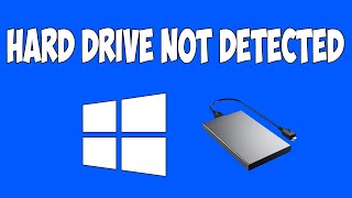 How To Fix External Hard Drive not showing up or detected in Windows 10 [upl. by Swithbart]