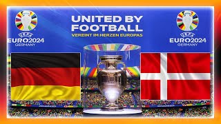 SIMULATION ALLEMAGNE VS DANEMARK  FC 24  EURO 2024 HUITIEME DE FINAL [upl. by Nauqat114]