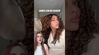 Secar cabello con un colador 😯 hair tips viralvideo [upl. by Ong276]