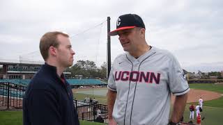 UConn Baseball HC Jim Penders Northeastern March 1 2019 [upl. by Osmo]