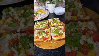 Bread Pizza Recipe food foodpreparation recipe shorts [upl. by Valera]