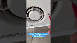 How to install a Manrose Extractor Fan 🛠⚡🚾 [upl. by Berfield]