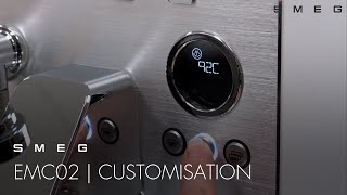 How to Customise your Machine  Smeg EMC02 [upl. by Aokek781]