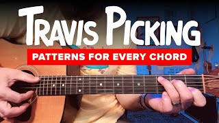 Fingerstyle Patterns for Every Chord – using Travis Picking [upl. by Ybbor]