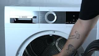 BOSCH Dryer WQG241ASPL  All Additional Functions  Explore Extra Features [upl. by Ainorev]