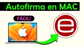 Instalar Autofirma en MAC 🍏 GRATIS 2024 [upl. by Acenahs]