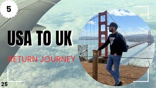 USA To UK Return Journey  Ravi Multani Vlogs  ਯੂਐਸਏ ਤੋਂ ਯੂਕੇ ਵਾਪਸੀ ਦੀ ਯਾਤਰਾ [upl. by Shadow]