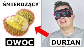 JAK SMAKUJE ŚMIERDZĄCY OWOC DURIAN  CHIŃSKA PACZKA [upl. by Hourigan234]