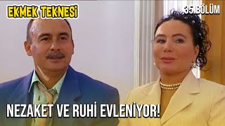 Nezaket ve Ruhi Evleniyor  Ekmek Teknesi  35Bölüm [upl. by Britt]