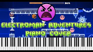 Electroman Adventures Geometry Dash Piano Cover [upl. by Stronski]