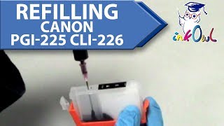 How to Use Refillable Cartridges for CANON PGI225 and CLI226 [upl. by Louth]