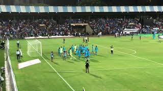 Indian football fans chants reactions and celebrations [upl. by Truscott]