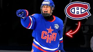 Ivan Demidov Highlights  Welcome to the Montreal Canadiens [upl. by Akinnej]