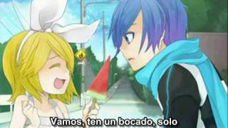 Hermanas Vocaloid Unidas Rin Miku Luka  Onii Yuukai spanish subs mp3 and lyrics VOCALOID [upl. by Paschasia651]