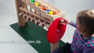 KUGELWERK  eine mechanische KADEN KUGELBAHN  ROLLING BALL SCULPTURE [upl. by Silverts944]