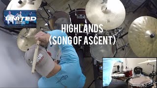 Hillsong UNITED  Highlands Song Of Ascent Drum Cover  Sergio Torrens  Worship Drummer [upl. by Bondon945]