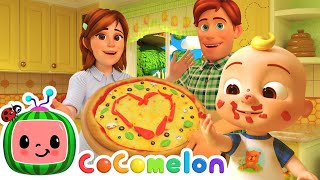 The Pizza Song  Cocomelon  Nursery Rhymes  Moonbug Kids [upl. by Inuat]