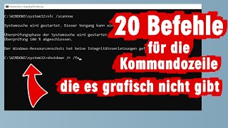 20 geniale Befehle für die WindowsKommandozeile [upl. by Nichola]