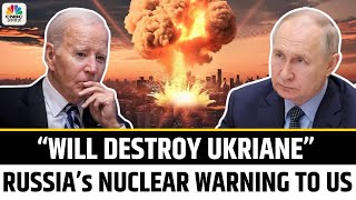 Russia Wont Stop Untill Ukriane Is Destroyed Putins Nuclear Test Warning To US  N18G [upl. by Milah468]