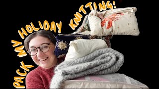 Pack my knitting for a monthlong trip  Creabea Knitting Podcast [upl. by Emmalee814]