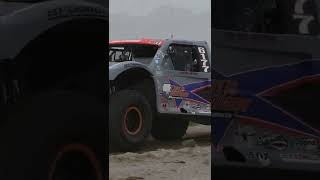 Best In The Desert Silver State 300  Travis Williams Start Line In Car Shorts [upl. by Onaled]