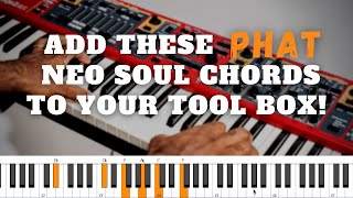 Advanced Neo Soul Chords  Piano Tutorial [upl. by Ainyt]