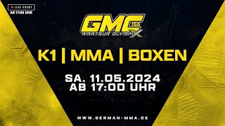 FREE GMC OlympiX 156 K1 MMA Boxen  11Mai  1700 UHR  LIVE 🔴 [upl. by Docia]