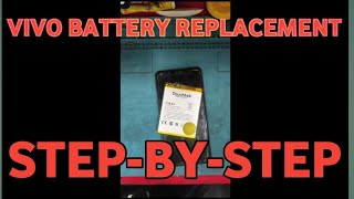 How To Change Vivo V7 Battery  Vivo V7 Battery Replacement [upl. by Anastos]