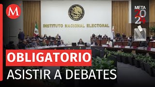 Debates presidenciales son obligatorios o habrá infracción electoral INE [upl. by Ennaeilsel]