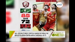 One North Central Luzon Will Gozum at Miggy Corteza bumida sa panalo ng Benilde Blazers [upl. by Ztirf]