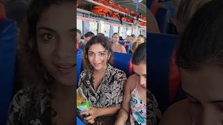 Boat ride to Nusa Penida🐬 shorts fyp travel family fun diyakrishna hansubee ahaanakrishna [upl. by Maddeu]