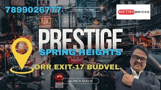 Prestige Spring Heights  Download BrochureDescription Box  917899026777 [upl. by Sigler463]