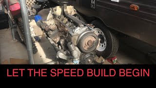 DURAMAX engine removal complete [upl. by Ayhtnic347]