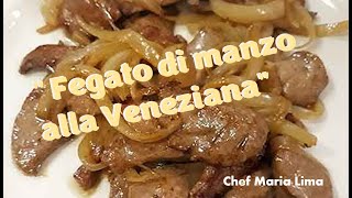 fegato di manzo alla veneziana italiano [upl. by Jereld]