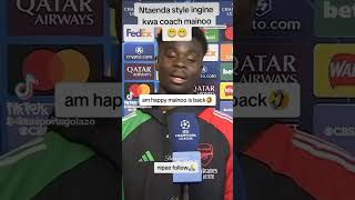 Saka interview After PSG free kick [upl. by Gnud]