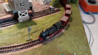 Spur N  N Gauge Mini Layout Fleischmann Piccolo Modellbahn Anlage [upl. by Zul]