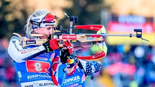 Biatlon SP 201920 Německo Ruhpolding Štafeta žen na 4 x 6 km  Celý závod [upl. by Leraj789]