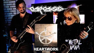 CARCASS  Heartwork  Guitar Cover with Metal Nana [upl. by Aelgna]