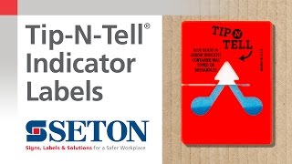 How to Protect Your Shipments from Damage with TipNTell® Labels  Seton Video [upl. by Omarr]